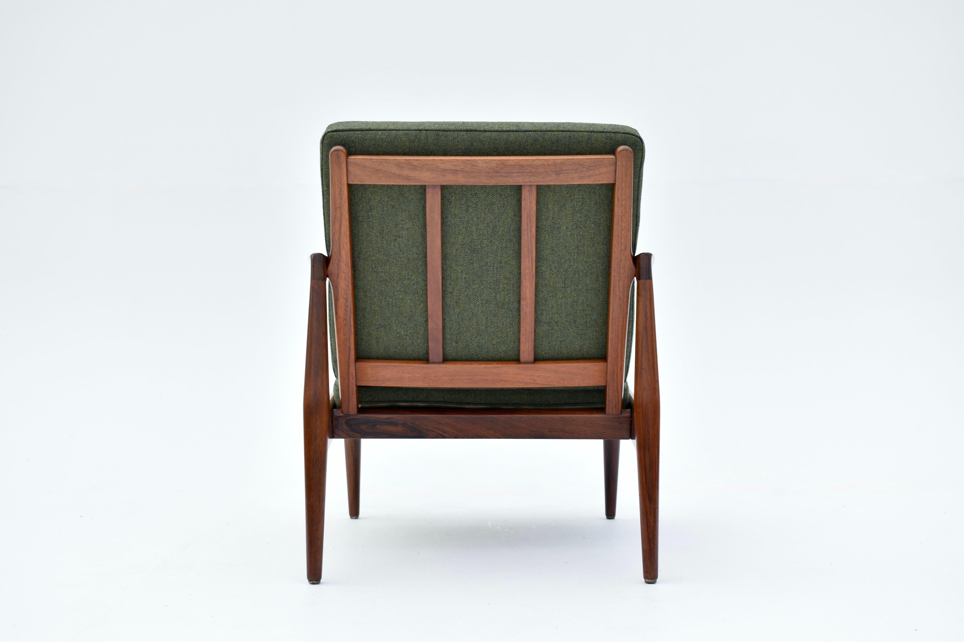 1960s Kai Kristiansen Rosewood Paperknife Chair For Magnus Olesen, Denmark 3