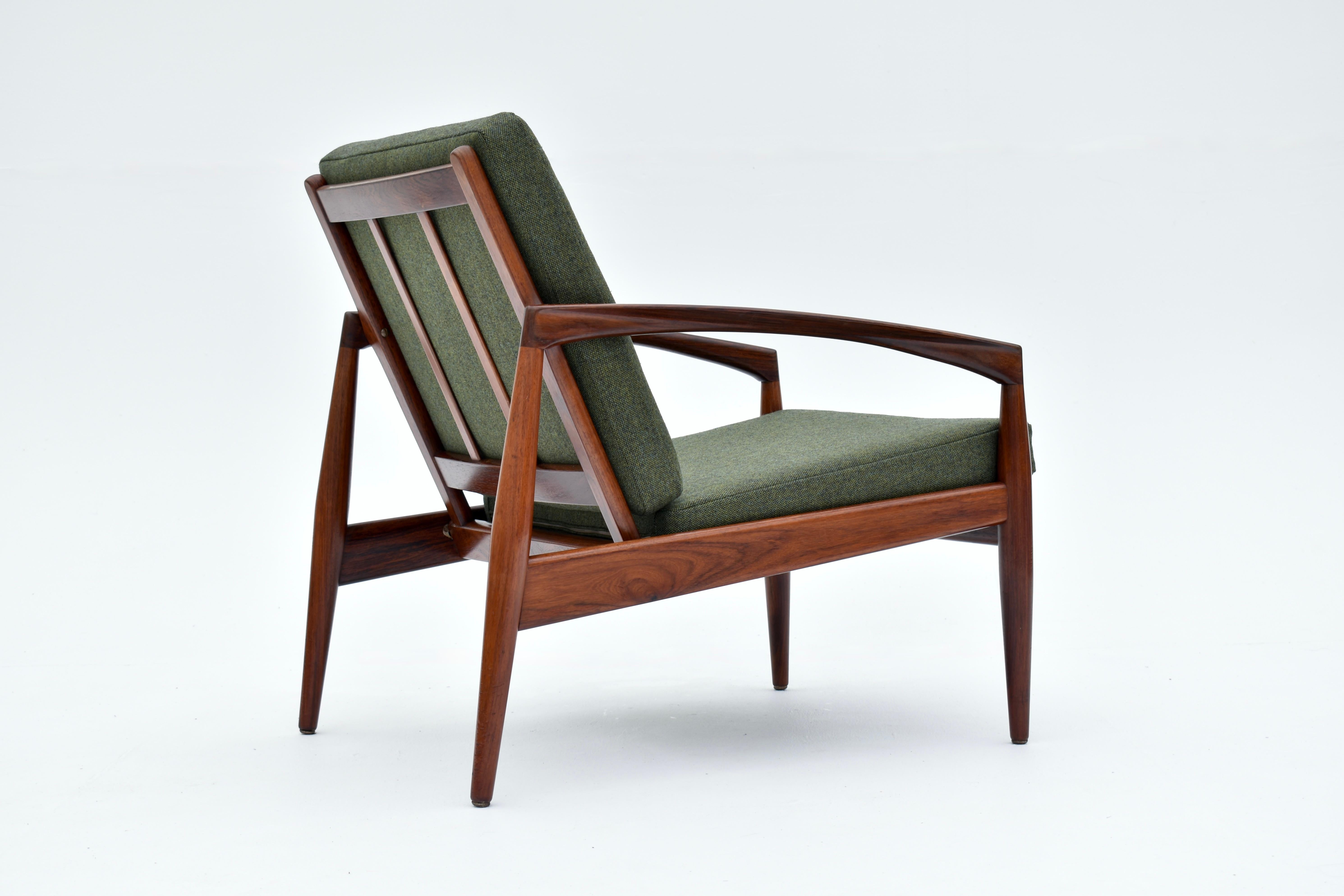 1960s Kai Kristiansen Rosewood Paperknife Chair For Magnus Olesen, Denmark 3