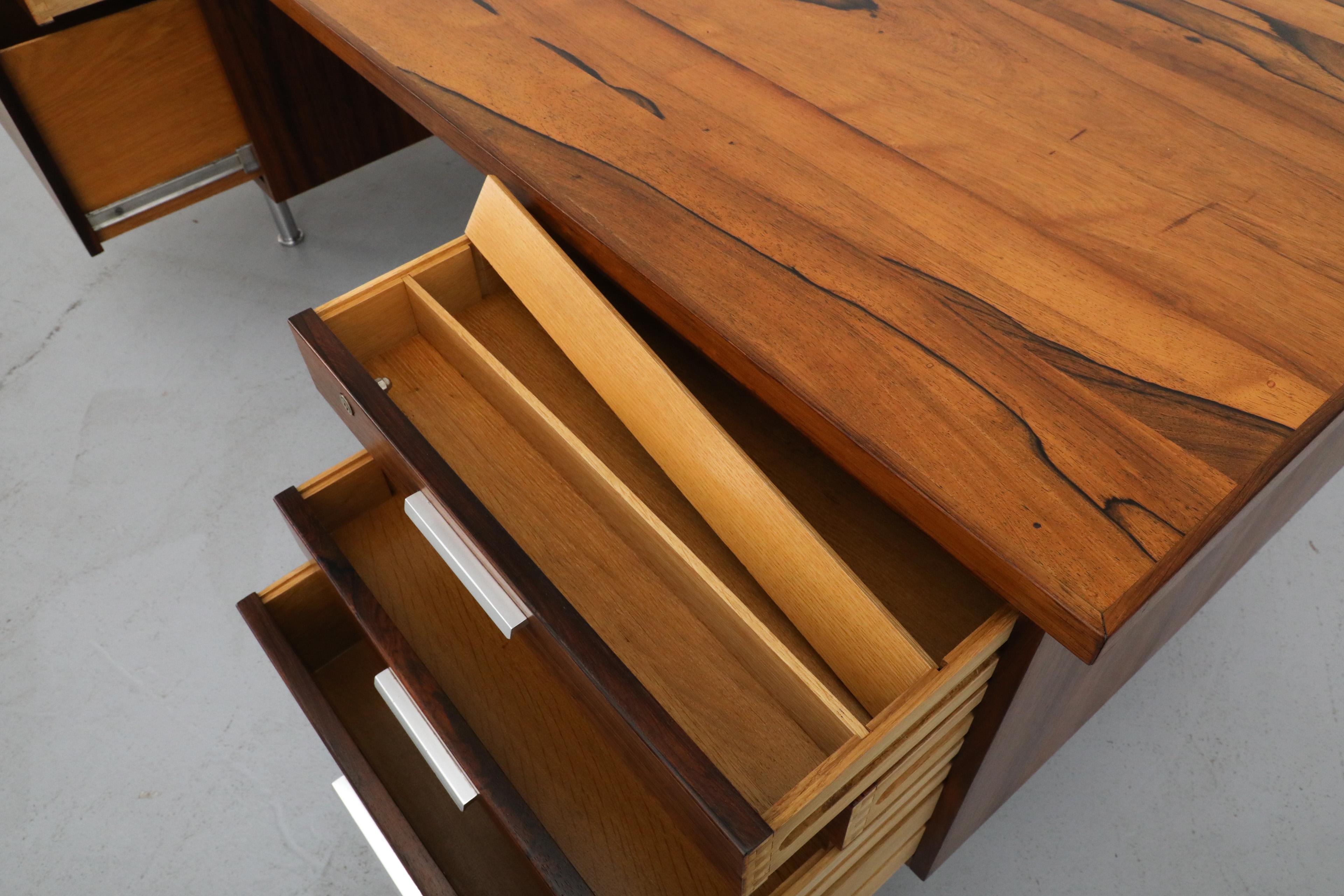 1960s Kai Kristiansen Rosewood Partners Storage Desk for Feldballes Møbelfabrik 1