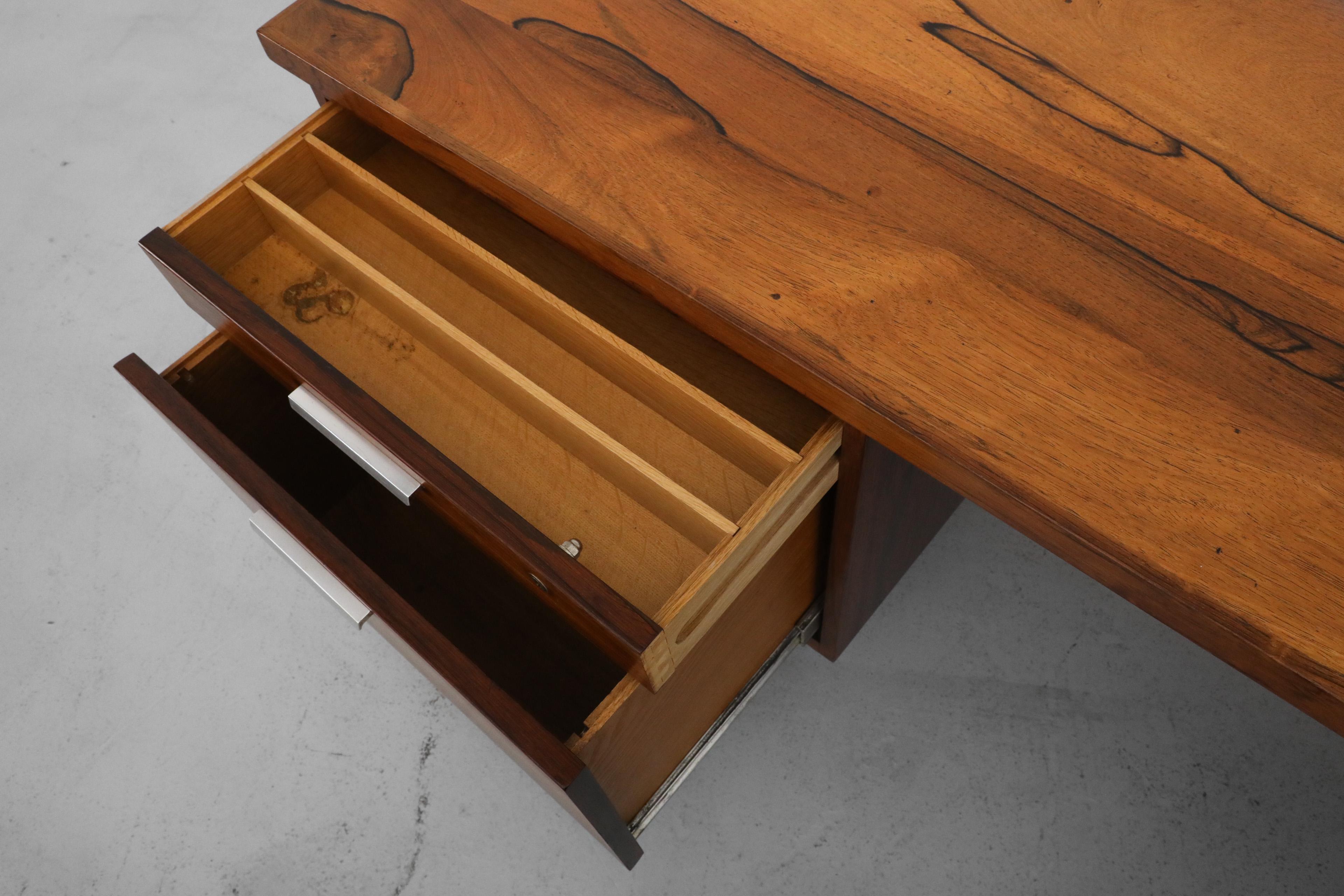 1960s Kai Kristiansen Rosewood Partners Storage Desk for Feldballes Møbelfabrik In Good Condition In Los Angeles, CA