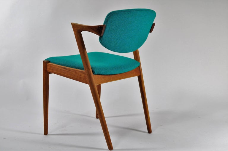 Kai Kristiansen Twelve Fully Restored Dining Chairs in Teak Custom