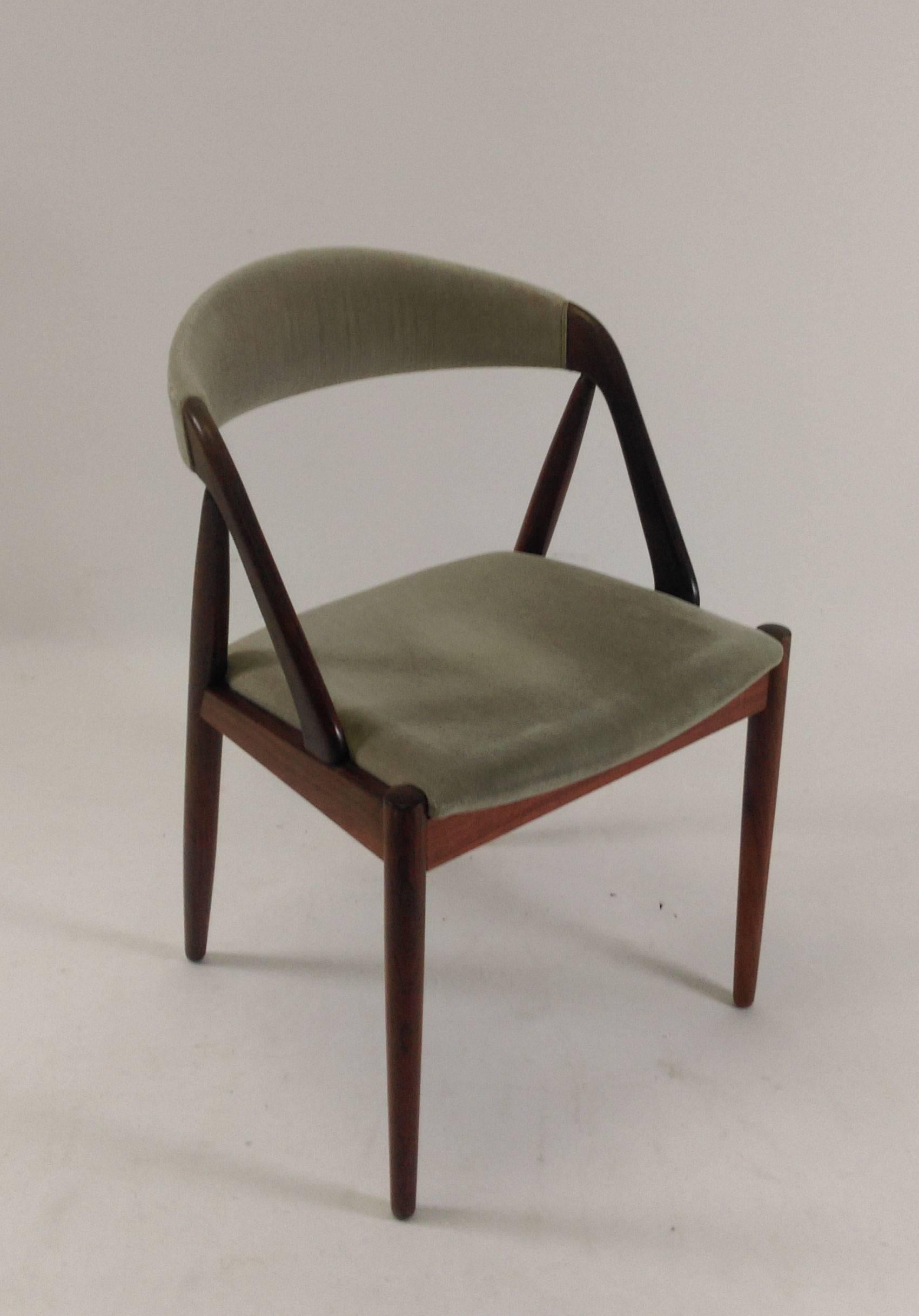 Mid-20th Century 1960s Kai Kristiansen Twelve Rosewood Dining Chairs - Choice of Upholstery