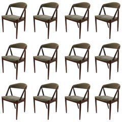1960s Kai Kristiansen Twelve Rosewood Dining Chairs - Choice of Upholstery