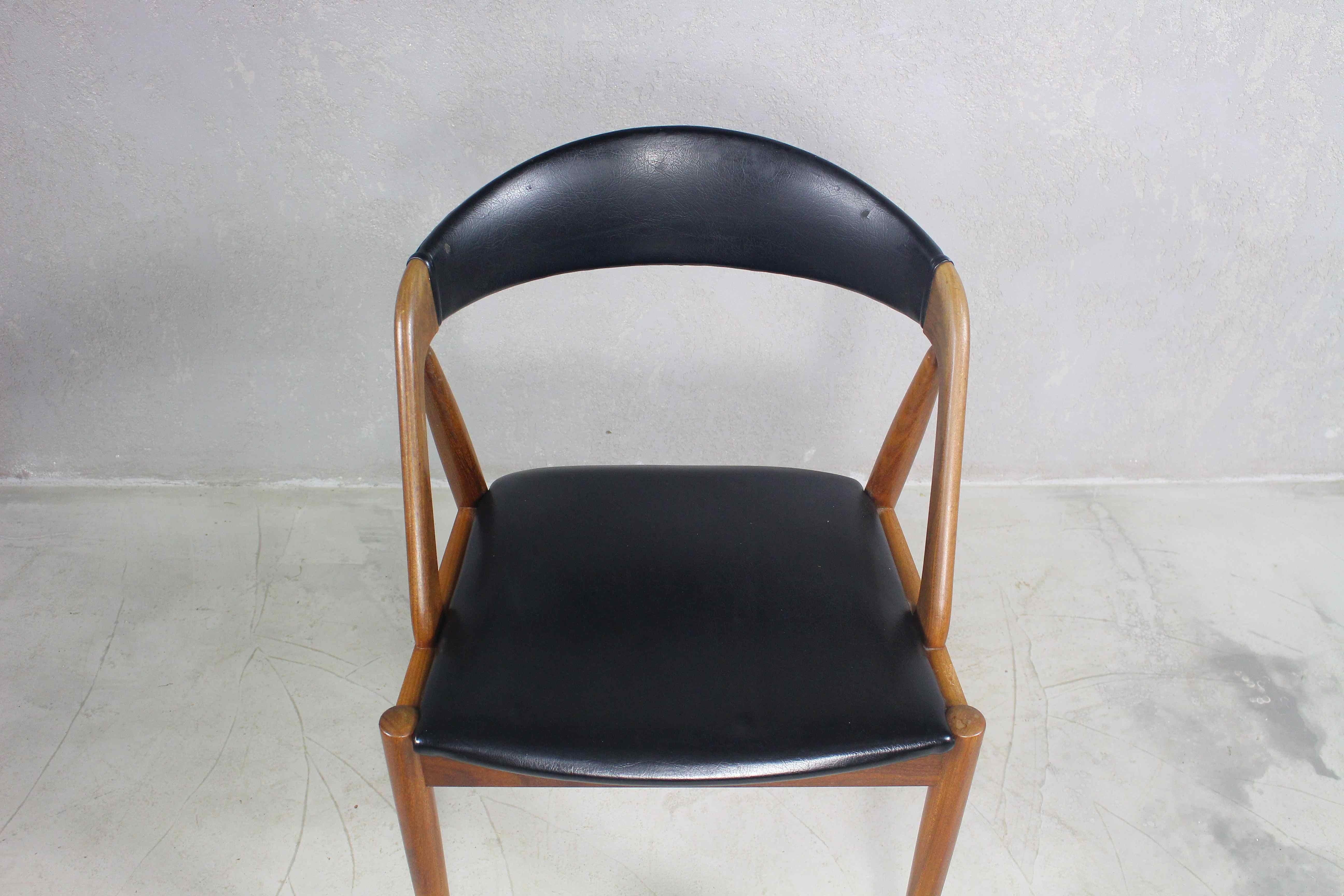 1960s Kai Kristiansen Vintage Teak Chair, Model 31 3