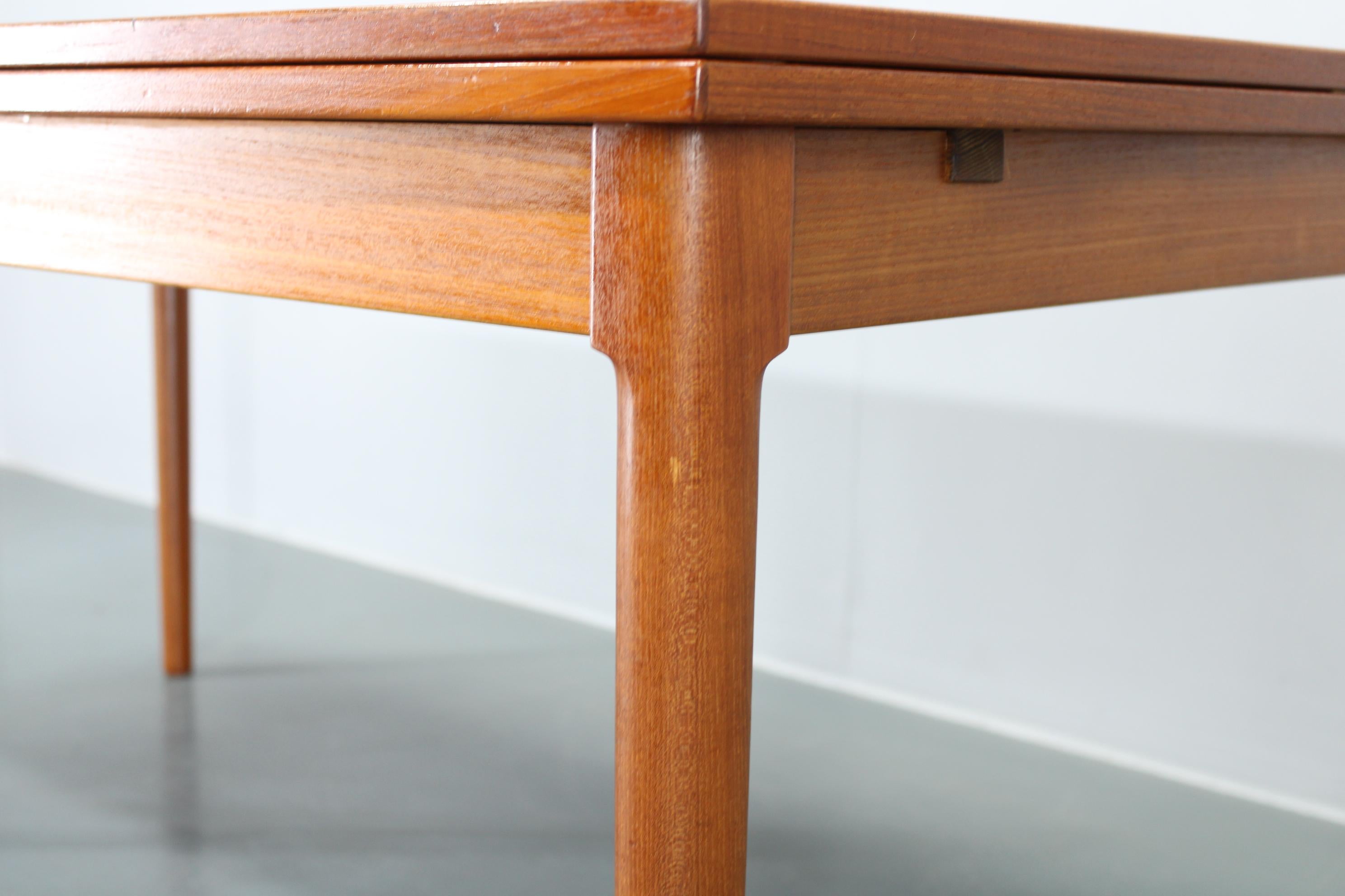Danish 1960s Kai Winding Large Teak Extendable Dining Table Model 16, Denmark For Sale
