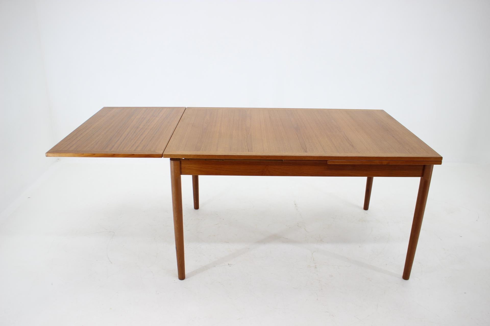 1960s Kai Winding Teak Extendable Dining Table, Denmark 1