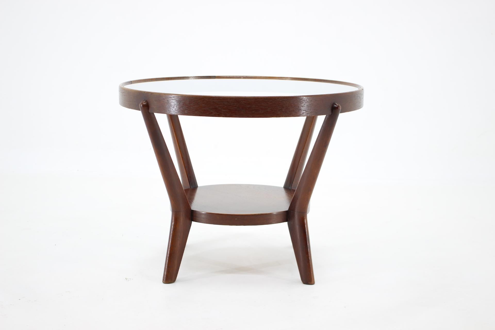 Mid-Century Modern 1960s Karel Koželka and Antonín Kropáček Coffee Table, Czechoslovakia For Sale