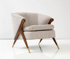 1960's Karpen Of California Modernist Lounge Chair