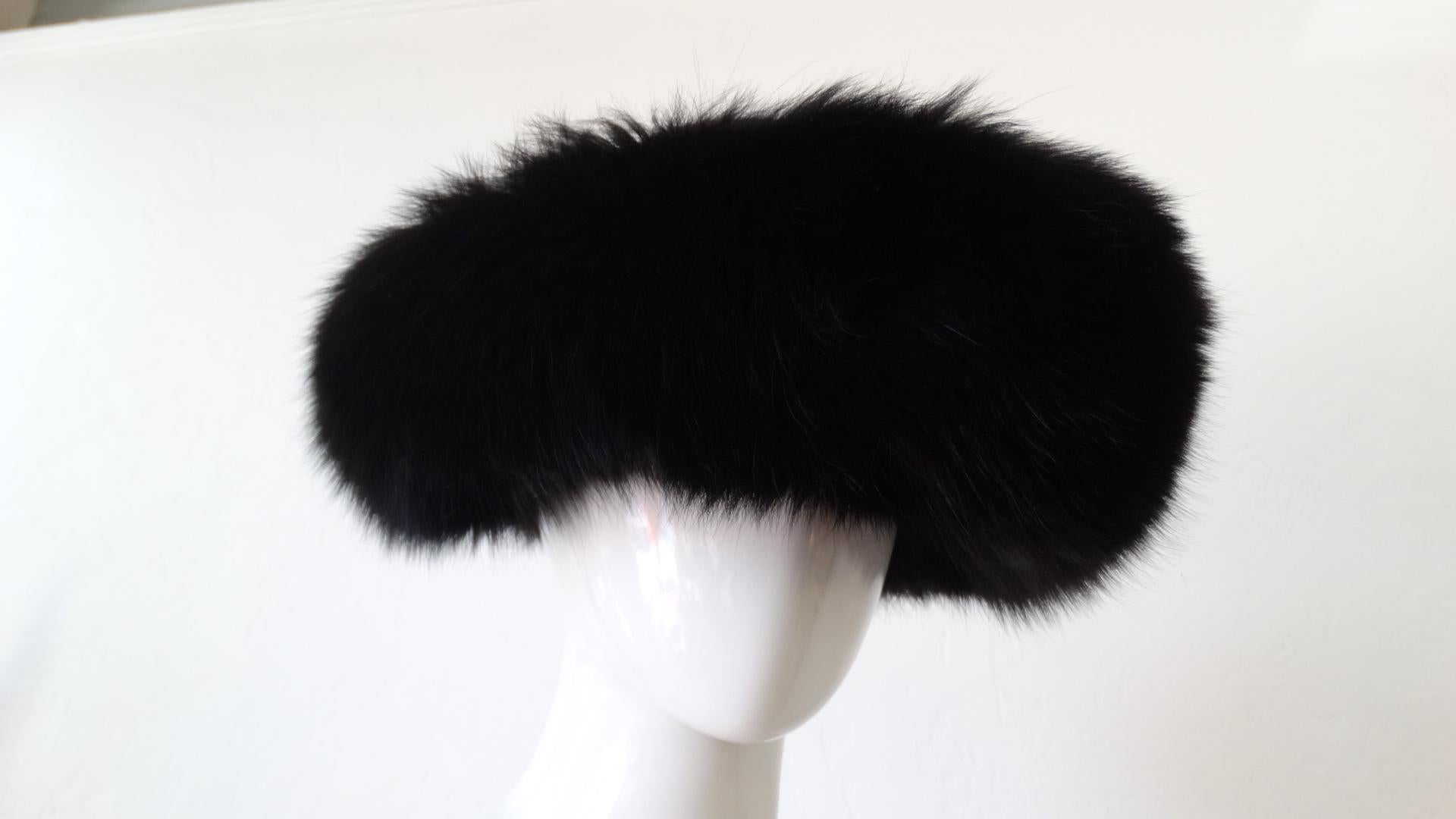 Women's 1960s Kates Canada Mink Fur Trim Derby Hat