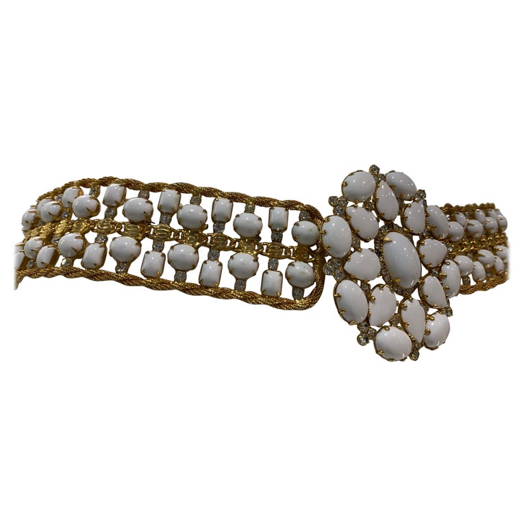 Kenneth Jay Lane 1960s Belt Kenneth Lane Belt, Jeweled Rhinestone, Ultra Luxurious, Rare  main image 3