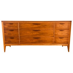 1960s Kent Coffey Tempo Walnut Low Dresser