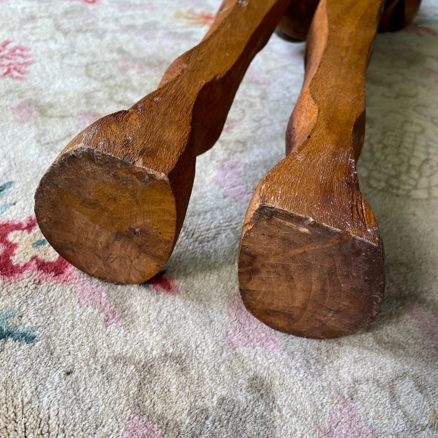 1960 Kenia Cebra Escultura de madera Colgante de pared Relieve Caprichoso Caballo esponjoso en venta 4