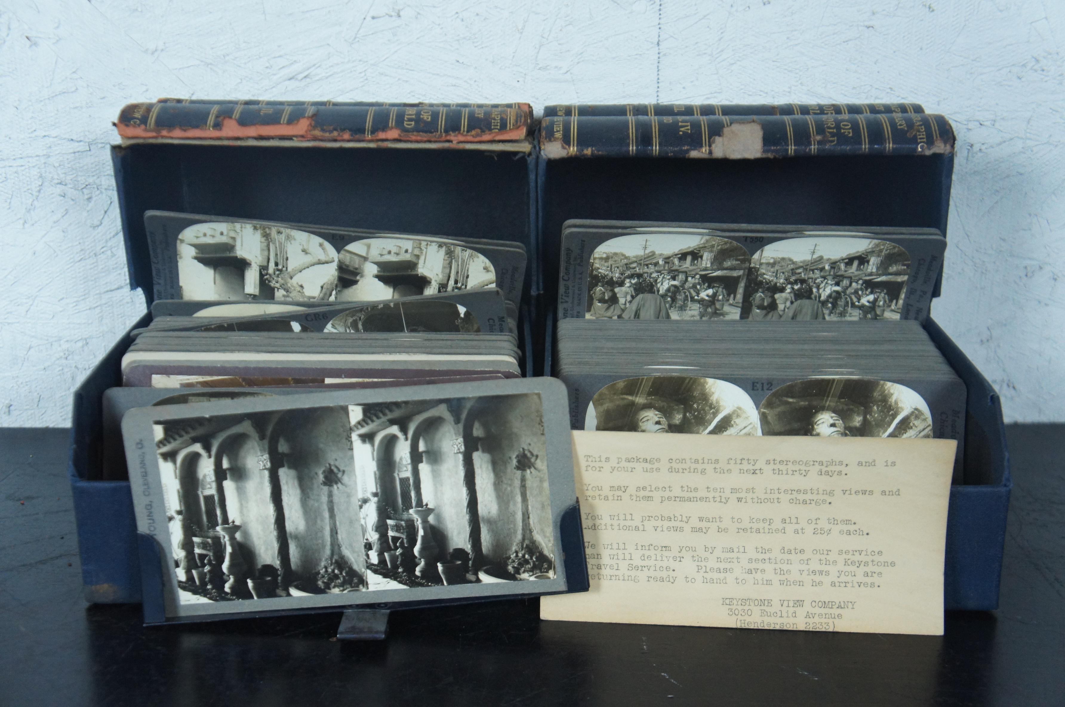 1960s Keystone Stereoscope Viewer & Light Tour of the World Cards Vol I-IV 6