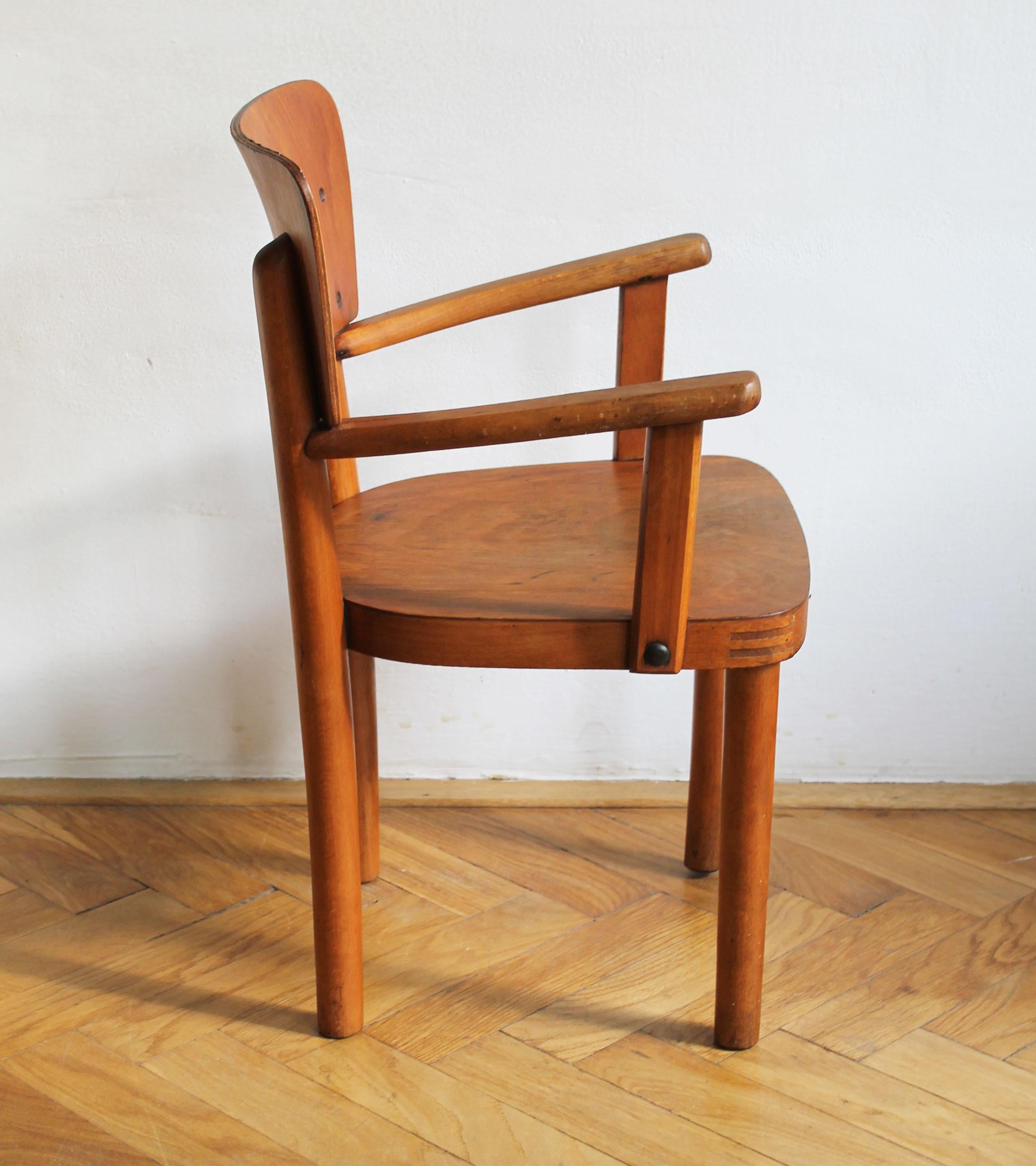 Scandinavian Modern 1960's Kids Chair by TON For Sale