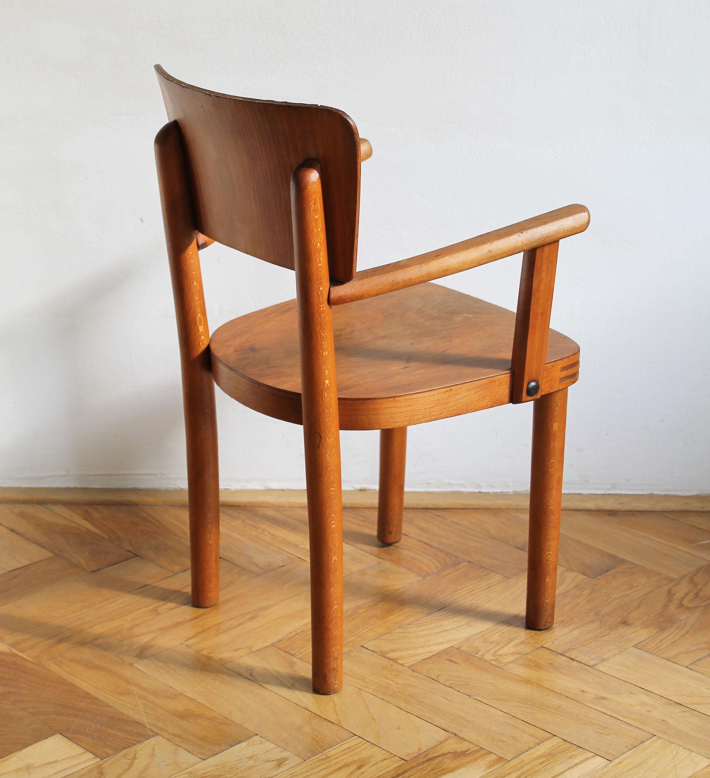 Czech 1960's Kids Chair by TON For Sale