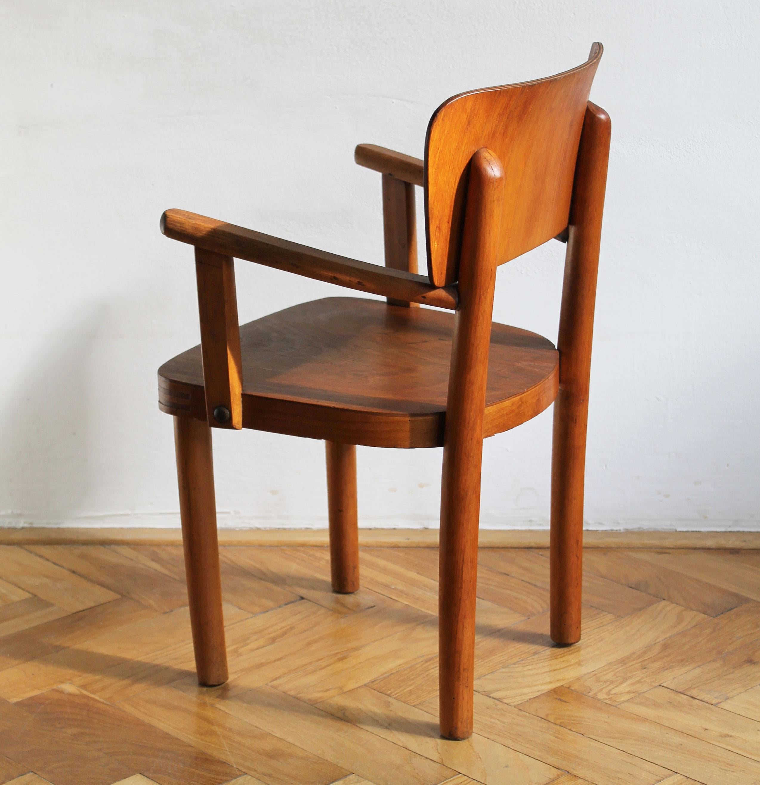 Mid-20th Century 1960's Kids Chair by TON For Sale