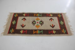 1960s Kilim Wool Rug, Czechoslovakia