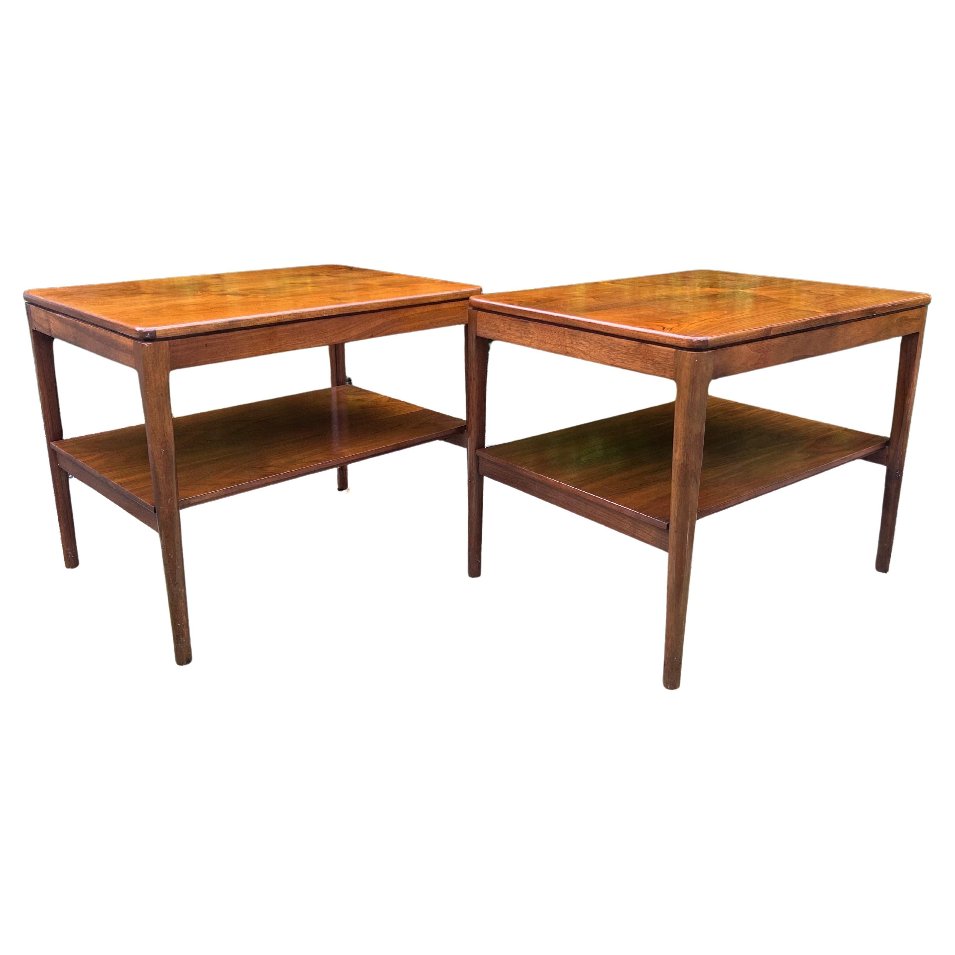 1960s Kipp Stewart for Drexel Declaration Side Tables - a Pair For Sale