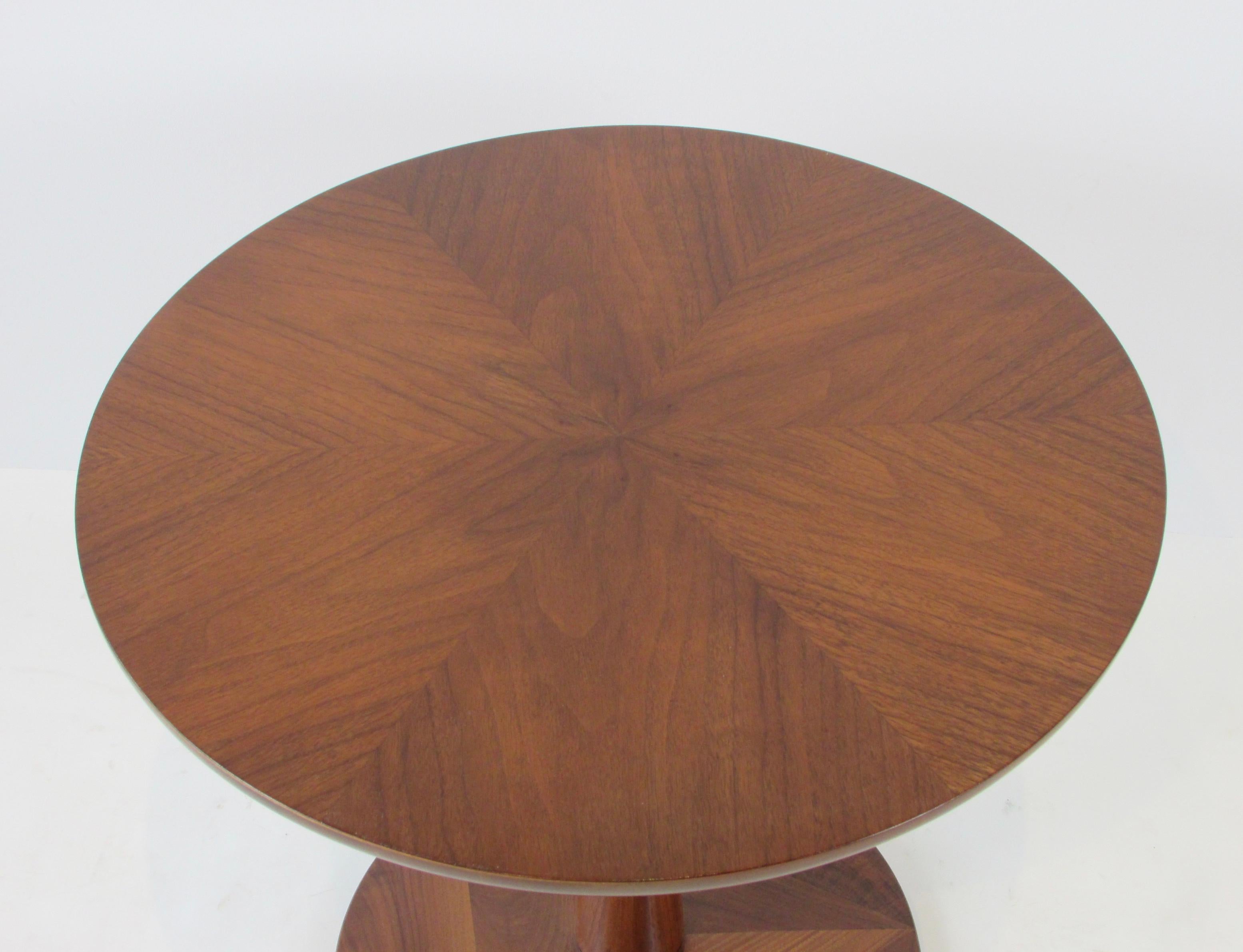 Veneer 1960s Kipp Stewart for Drexel Mid-Century Modern Declaration Walnut End Table