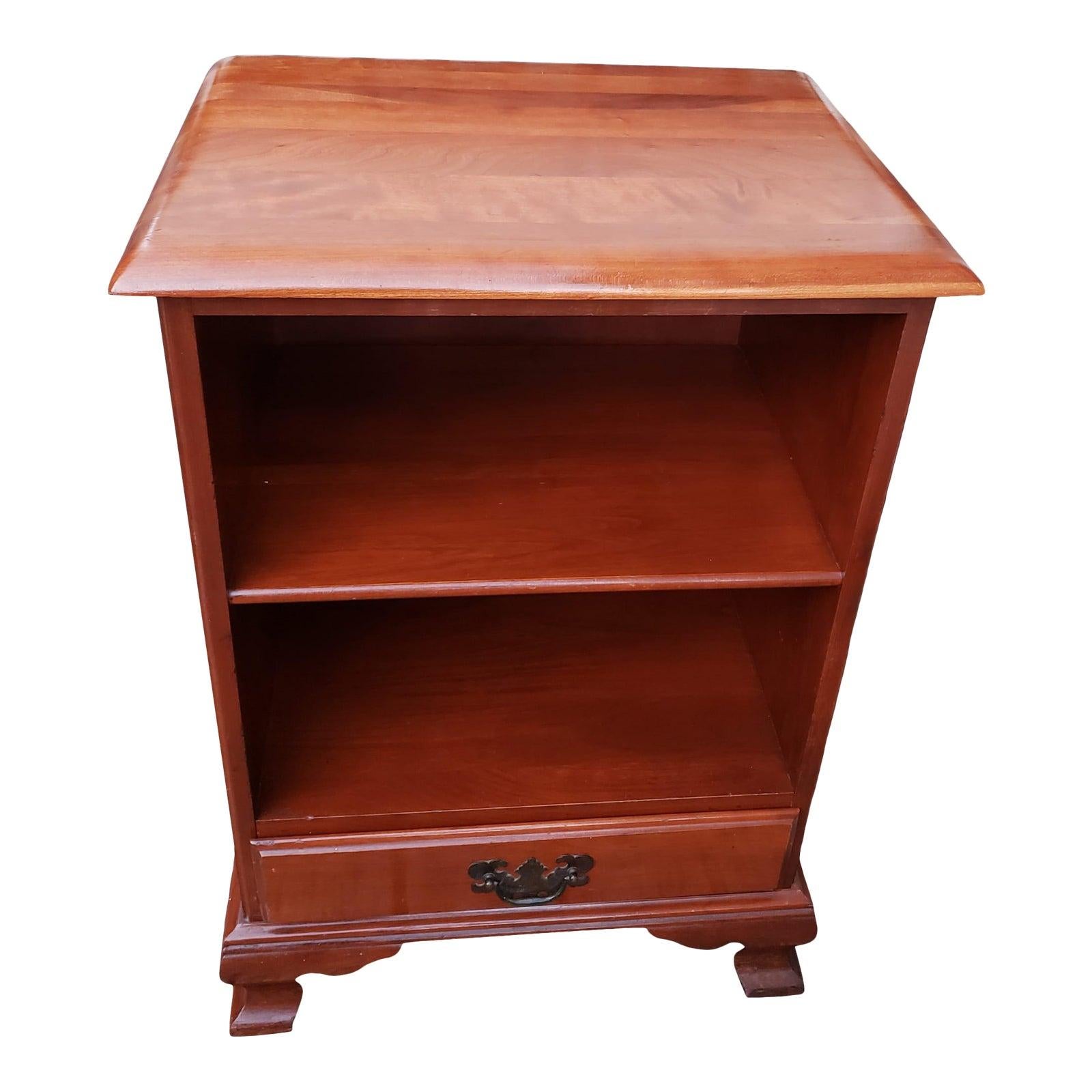1960s Kling Furniture Solid Cherry Nightstand