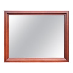 1960s Kling Furniture Solid Genuine Cherry Wall Mirror