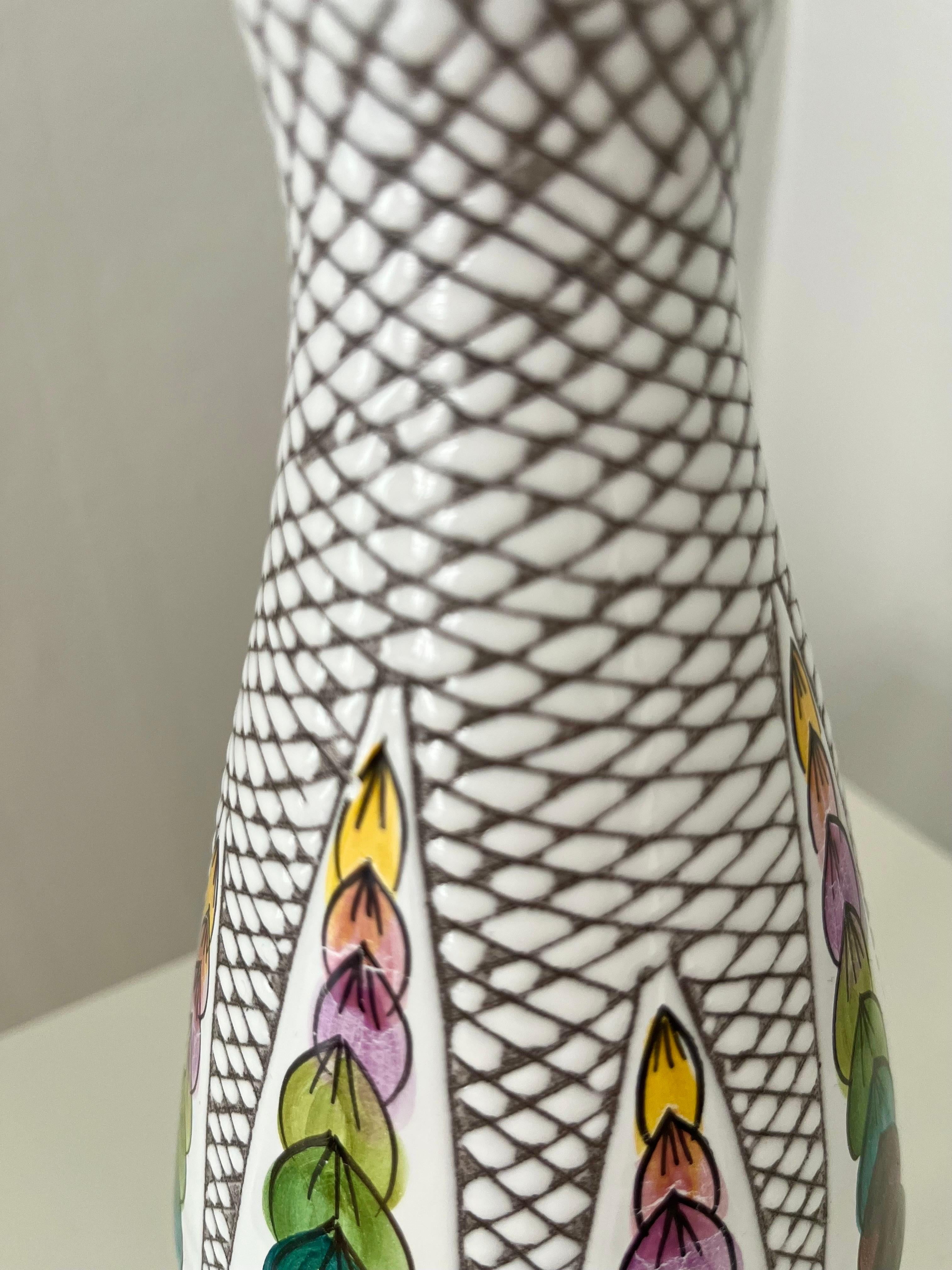 1960s Kloster Keramik Ystad Swedish Handcrafted Ceramic Vase For Sale 2