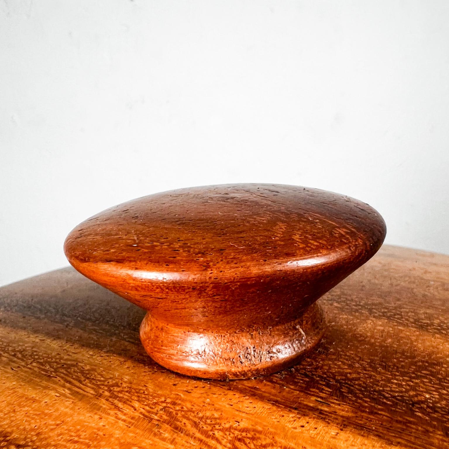 Mid-Century Modern 1960s KMC Barware Vintage Ice Bucket and Tongs in Teakwood Japan