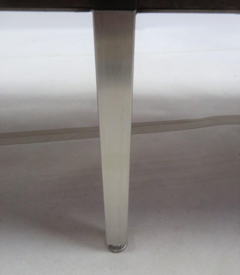 1960s Knoll Style Long Bench with Movable Cushions by Camilo Furniture