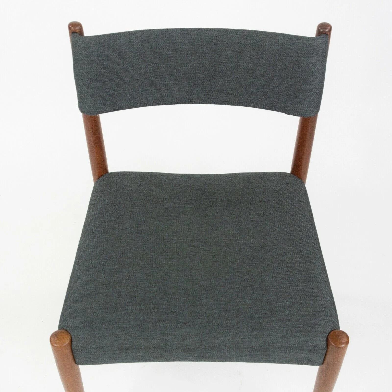 1960s Knud Faerch Bovenkamp Dining Chairs Netherlands New Upholstery Set of 5 For Sale 5