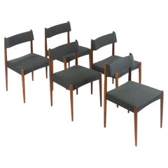 1960s Knud Faerch Bovenkamp Dining Chairs Netherlands New Upholstery Set of 5