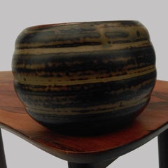 1960s Knud Kyhn for Royal Copenhagen Brown Ceramic Jar
