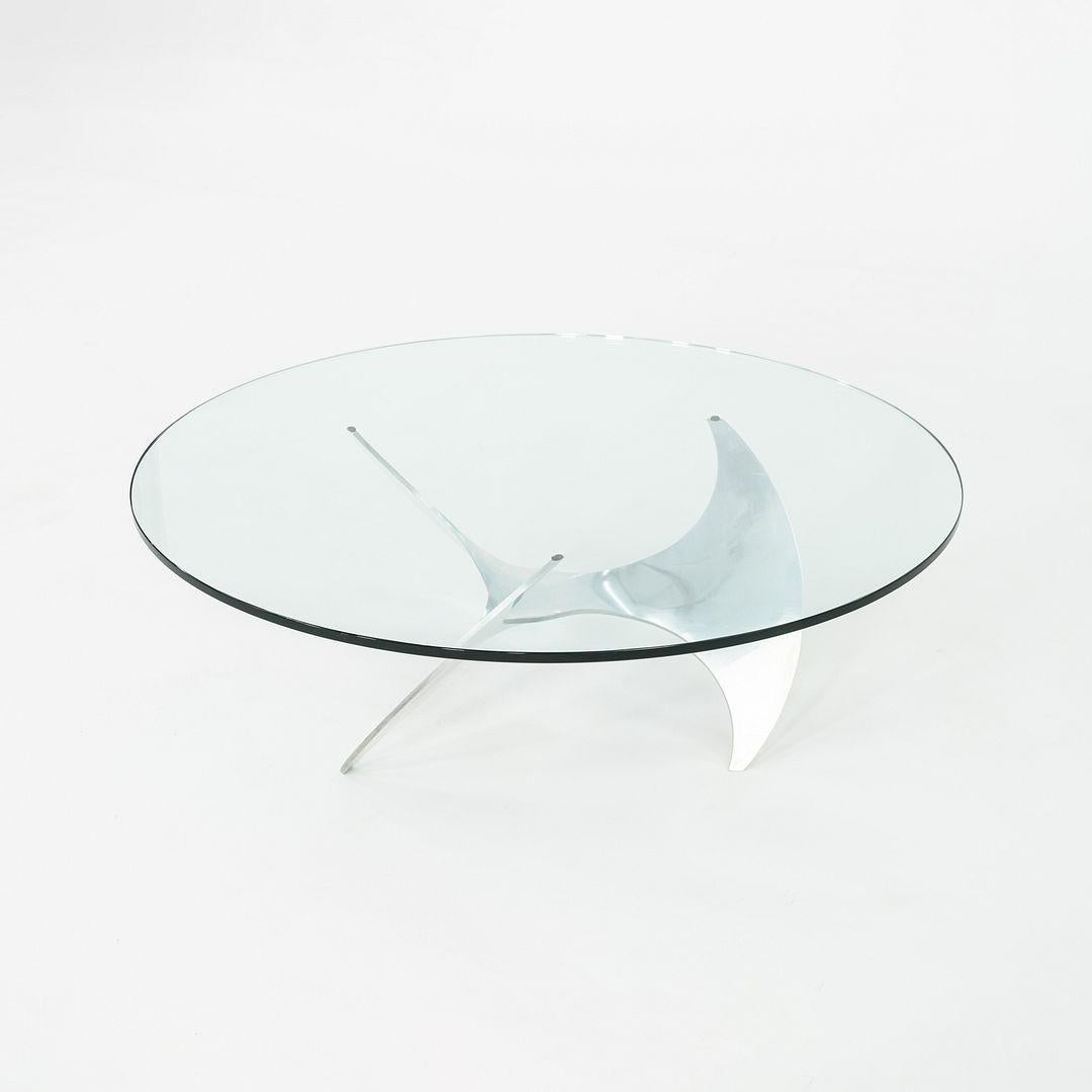 German 1960s Knut Hesterberg for Ronald Schmitt K9 Propeller Coffee Table 44