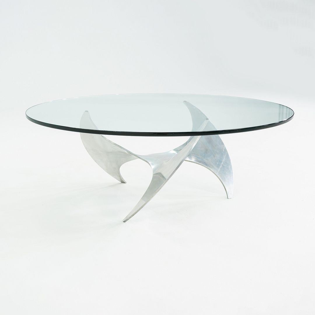 Mid-20th Century 1960s Knut Hesterberg for Ronald Schmitt K9 Propeller Coffee Table 44