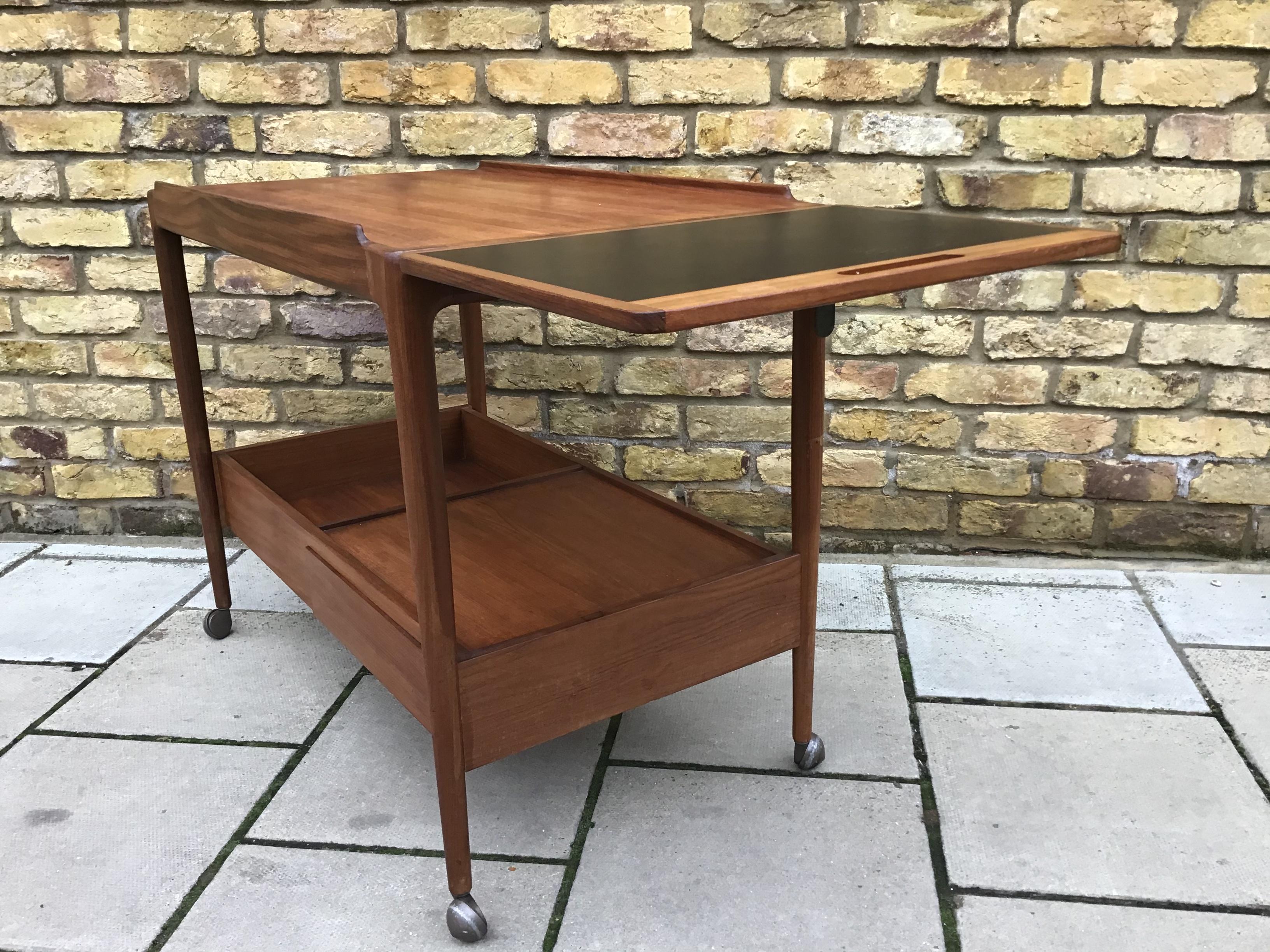 20th Century 1960s Kofod Larsen Tea Trolley For Sale