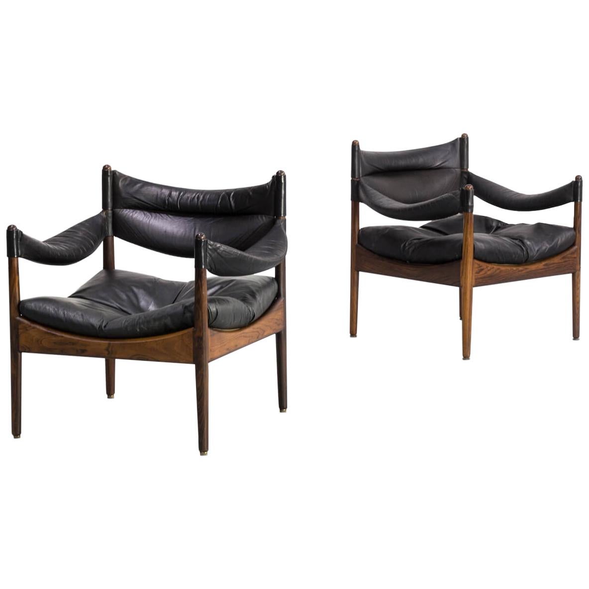 1960s Kristian Solmer Vedel Lounge Chairs for Søren Willadsen Set of 2
