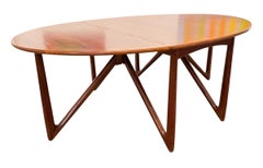 1960's Kurt Ostervig for Jason Mobler Gateleg Folding Dining Table