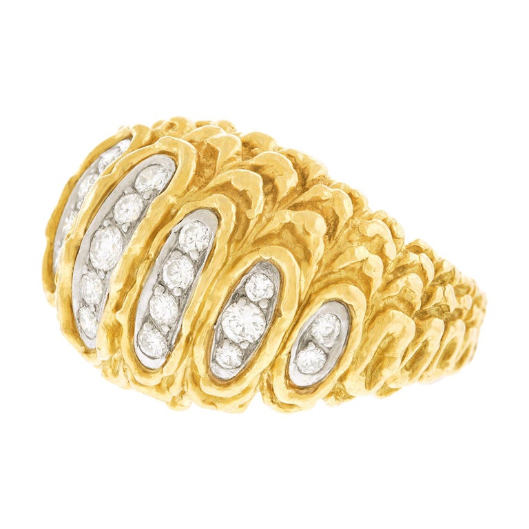 1960s Kutchinsky Diamond Ring, London For Sale