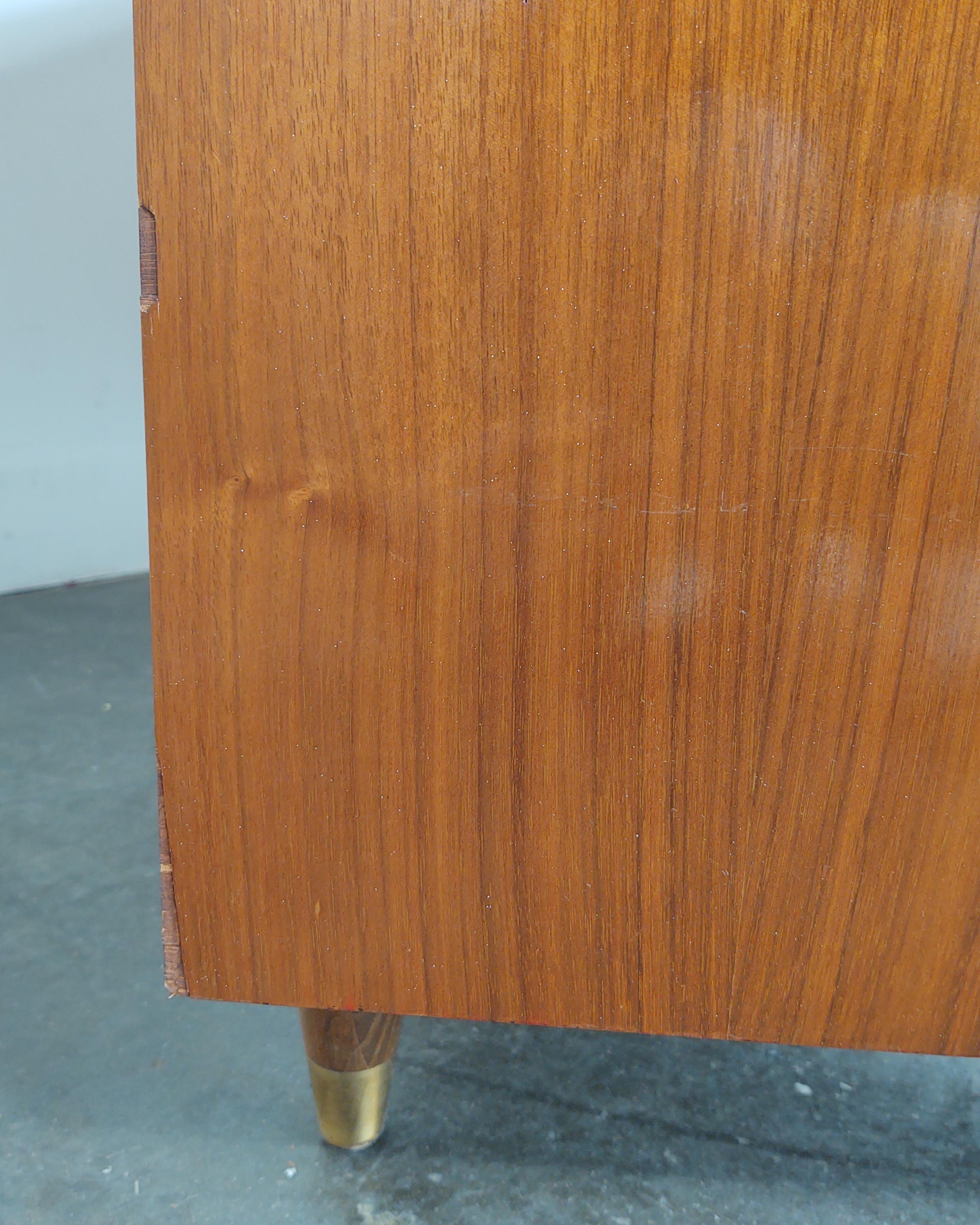 Mid-20th Century 1960s L.A. Period Walnut 
