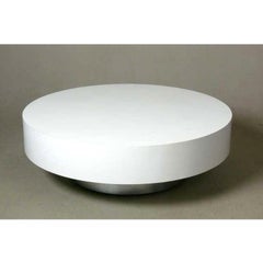 1960s Lacquer & Chrome Cocktail Table by Milo Baughman for Thayer Coggin