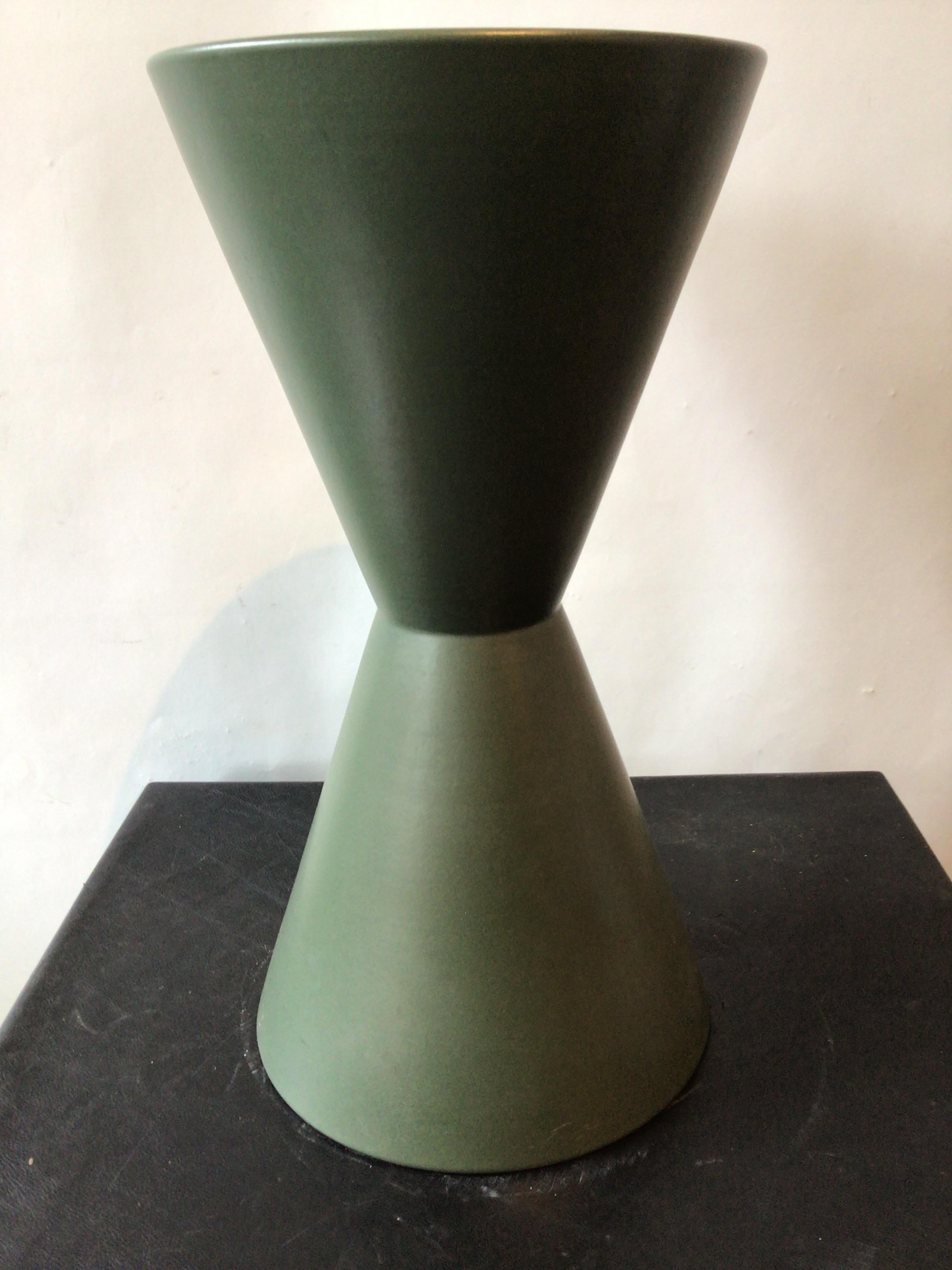 1960s Lagardo Tackett hourglass planter for Architectural Pottery.