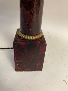 Lampe des années 1960 en résine de glace pilée attribuée à Marie-Claude de Fouquières