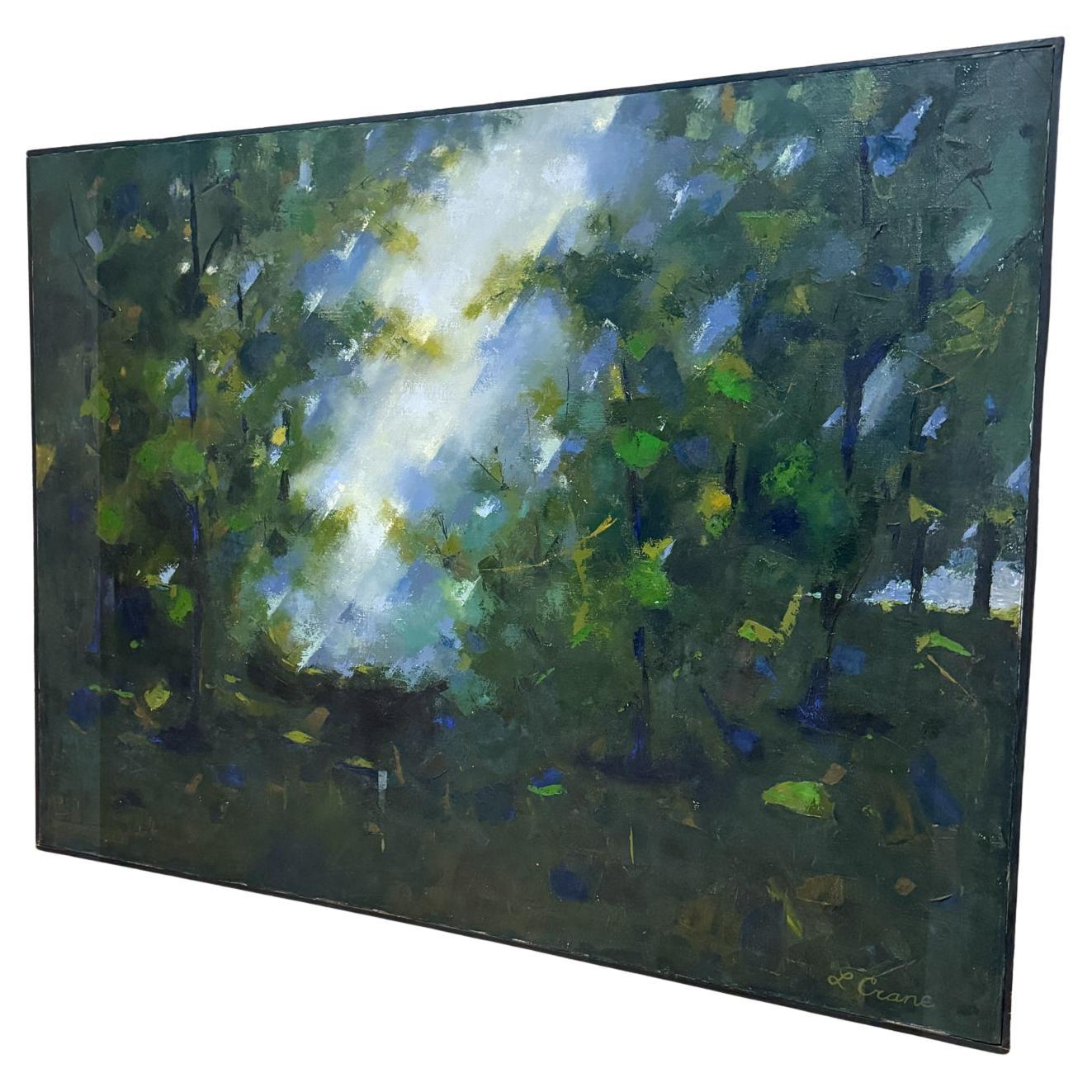 Für Ihre Betrachtung, ein Öl auf Leinwand Abstract Landscape aus den 1960er Jahren.
Landscape Nature Reflections.
Unterzeichnet L Crane
37 x 48.75 x 1.5
Gebrauchter Original-Vintage-Zustand.
Siehe Bilder.
Die Lieferung innerhalb von 200 Meilen von