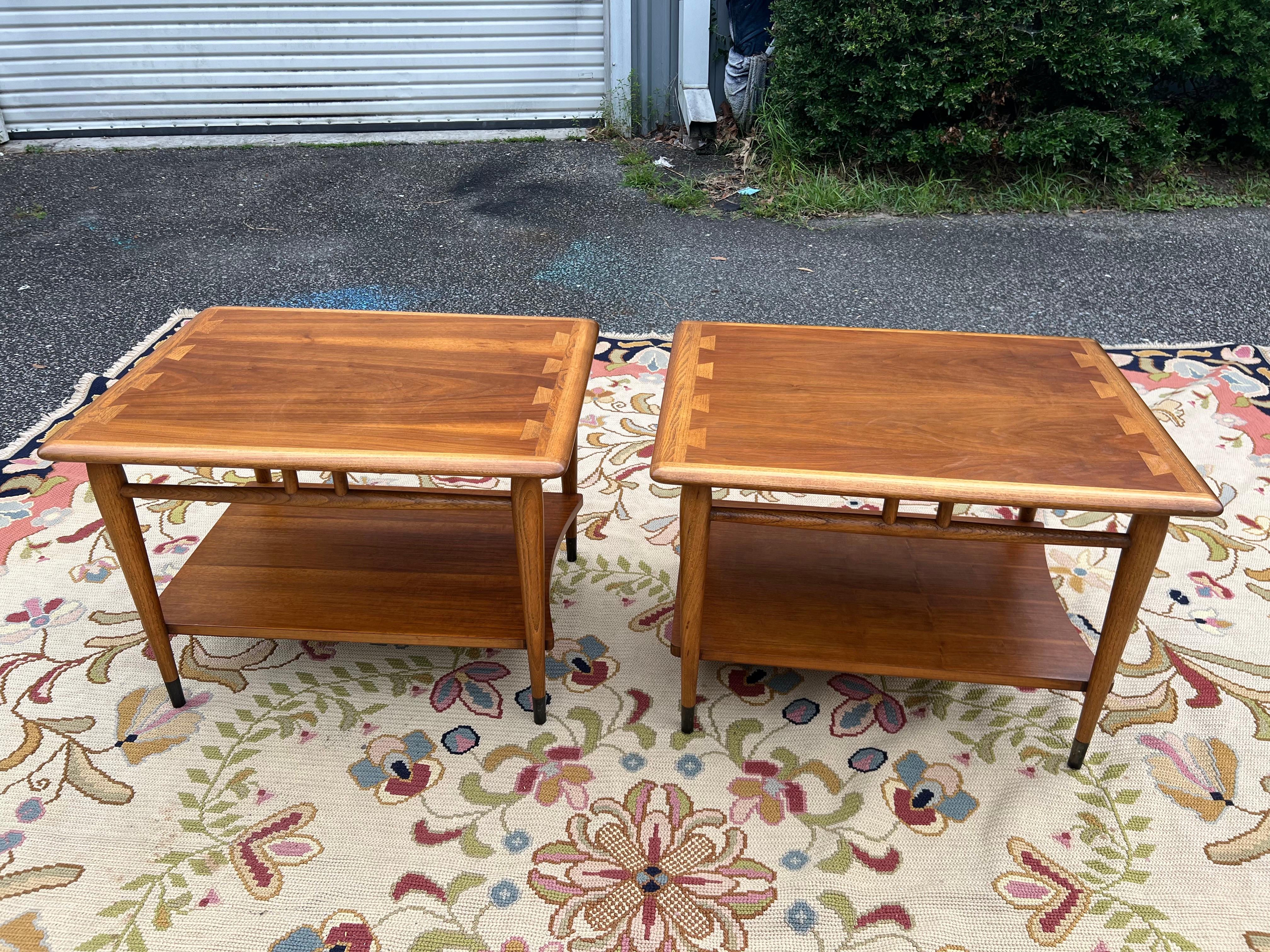 American 1960’s Lane Acclaim End Tables - a Set of 2