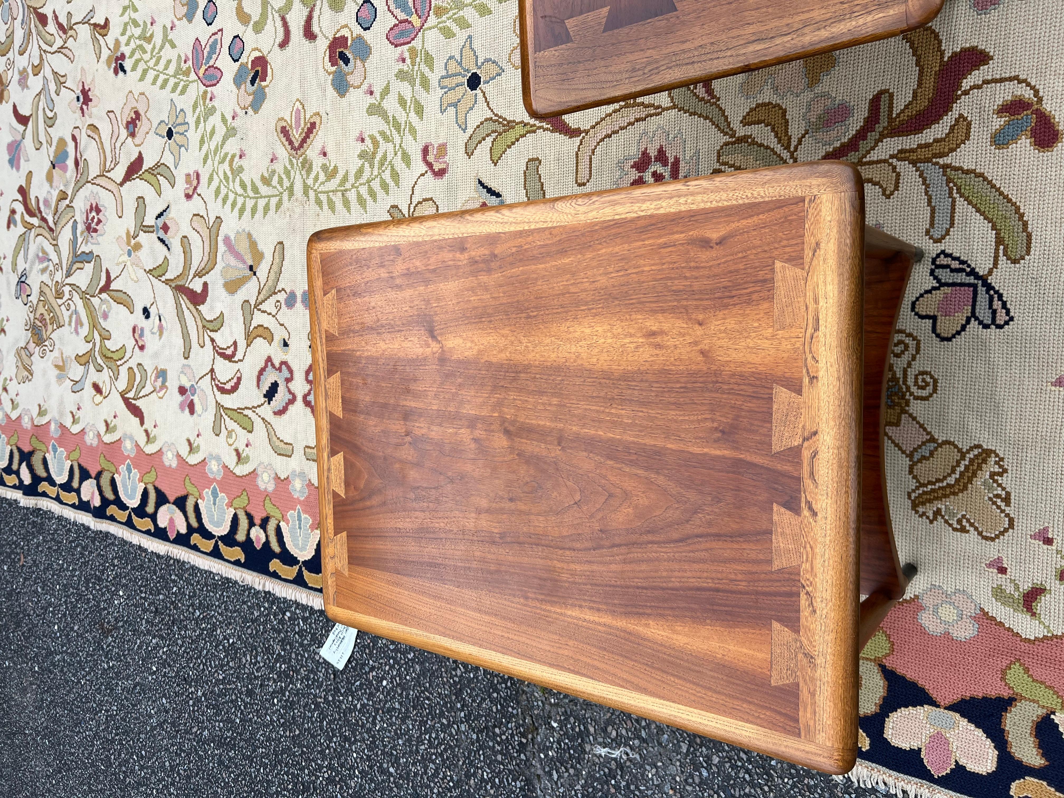 20th Century 1960’s Lane Acclaim End Tables - a Set of 2