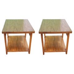 Lane Altavista Zwei Beistelltische mit Formica-Platte aus den 1960er Jahren