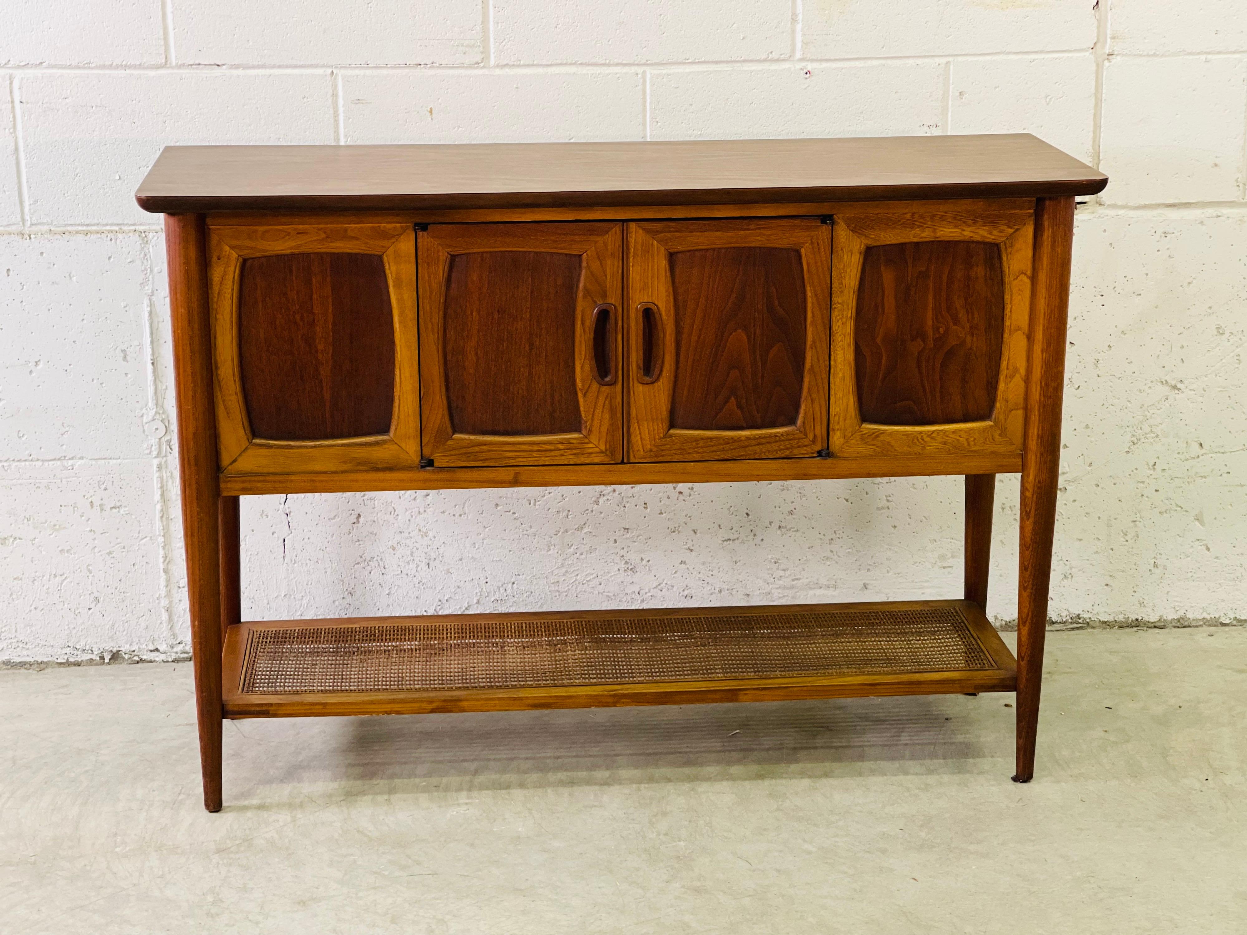 American 1960s Lane Furniture Console Table
