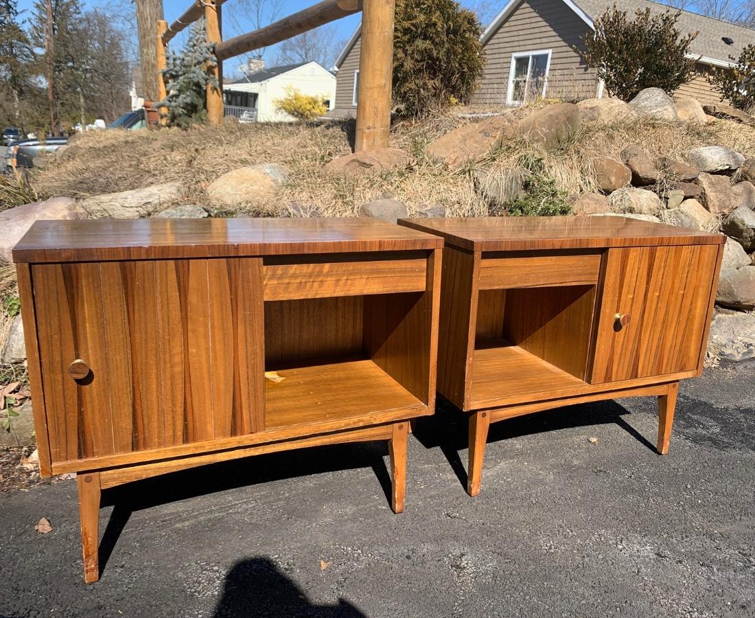 1960s Lane Rose and Satin Woods Nightstands or End Tables - a Pair For Sale 6