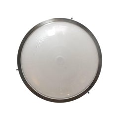 Mid-Century Modern Lantern by Sergio Mazza for Artemide, Pressed Glass - Italy