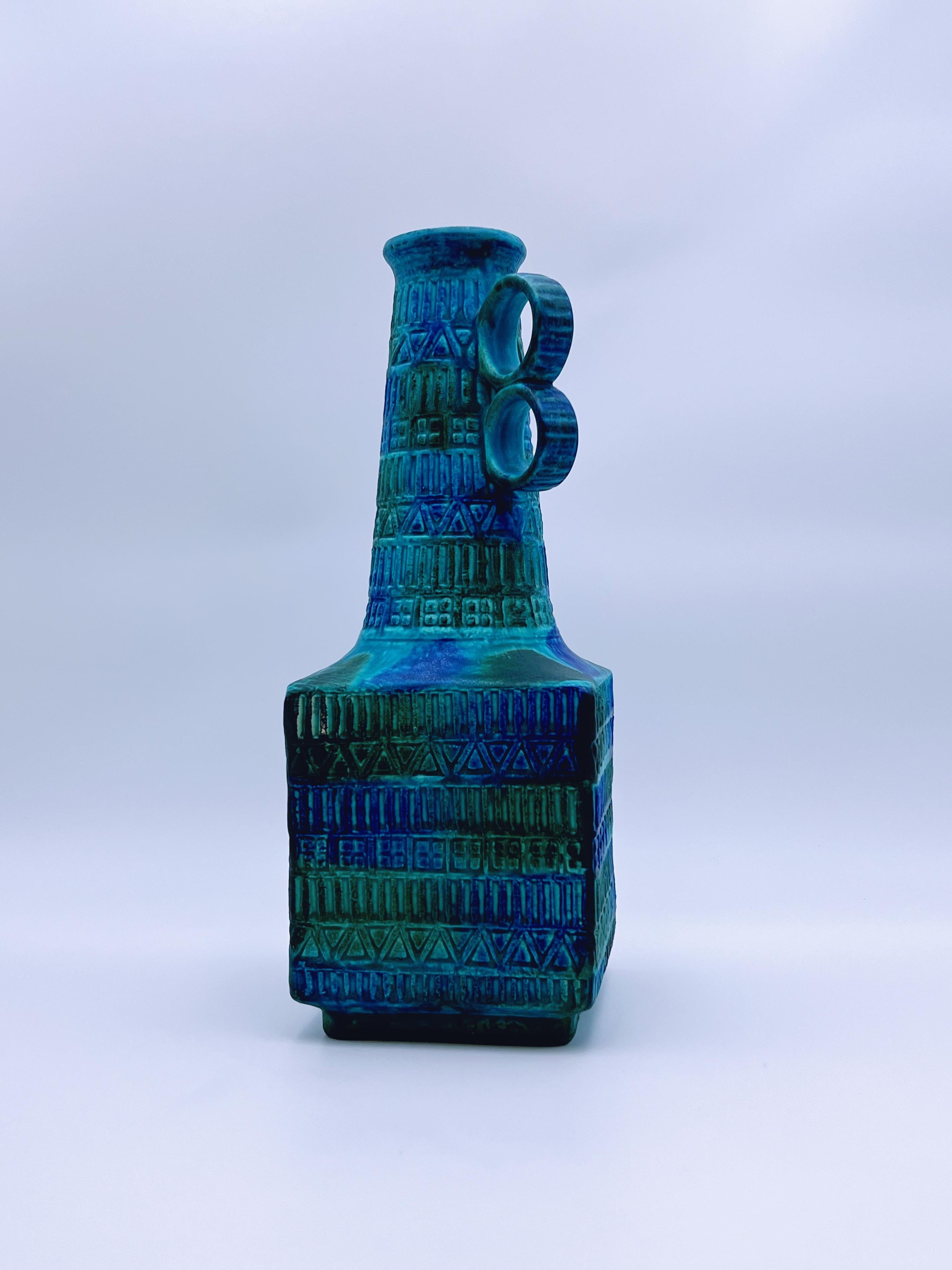 1960er Jahre Große Bodo Mans BAY Keramikvase aus der Jahrhundertmitte, W-Deutschland im Angebot 6