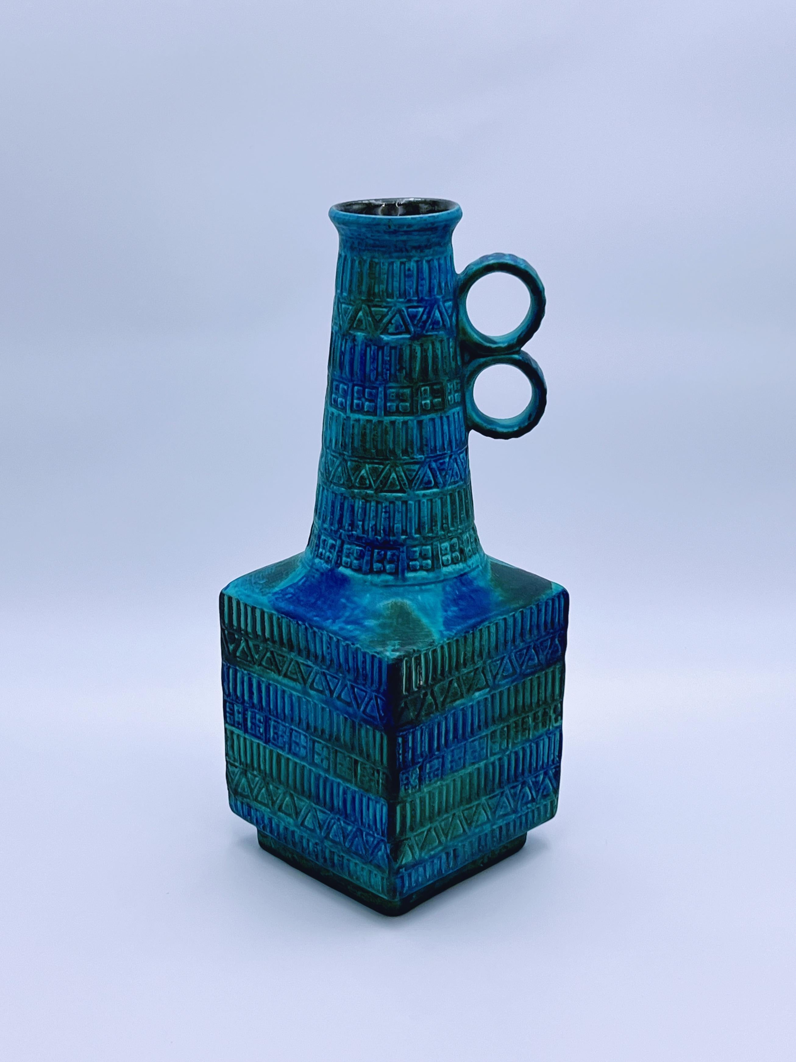 1960er Jahre Große Bodo Mans BAY Keramikvase aus der Jahrhundertmitte, W-Deutschland im Angebot 11